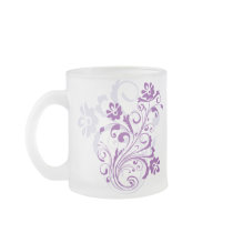 Purple  Flourish Mug