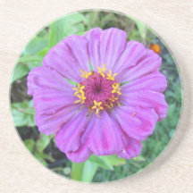 Purple flower coaster
