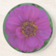 Purple flower coaster