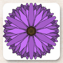 Purple Flower Coaster