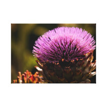 Purple Flower Gallery Wrapped Canvas