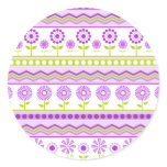 Purple Flower garden Sticker