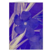 Purple Flower Greeting Card