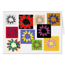 Purple Flower Greeting Card