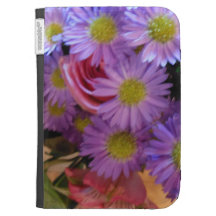 Purple Flower Kindle Case