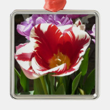 Purple Flower Ornaments