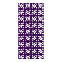 Purple flower pattern rack cards