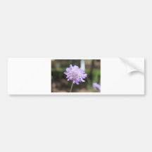 purple flower power bumper sticker