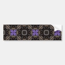 Purple Flowers Bumper Stickers
