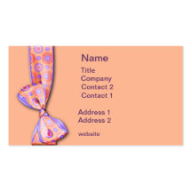 Purple Flowers Business Cards