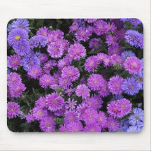 Purple Flowers Mouse Mat