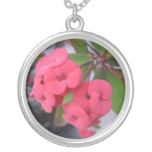 Purple flowers Necklace