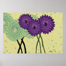 Purple Flowers Posters