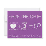 Purple for Michele Custom Announcements