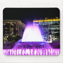 Purple Fountain Mouse Pad