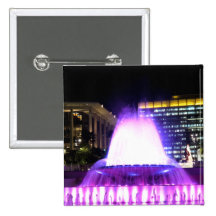Purple Fountain Pinback Button