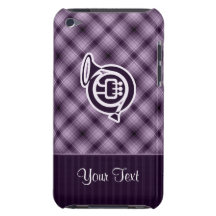 Purple French Horn iPod Case-Mate Case