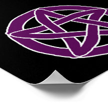 Purple Fun Pentacle Posters