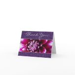 Purple Fuschia Dahlia  Thank You