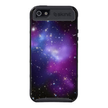 Purple Galaxy Cluster Cases For iPhone 5