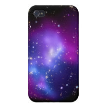 Purple  Galaxy Cluster J0717 Space iPhone 4/4S Cover