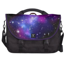Purple  Galaxy Cluster J0717 Space Laptop Bags