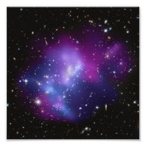 Purple Galaxy Cluster Photo