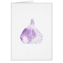 Purple Garlic Card