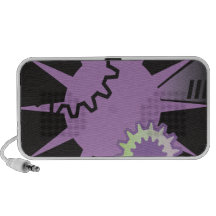 Purple Gears Mini Speakers
