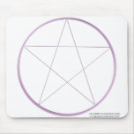Purple Gel Pentacle Mousepad