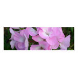 Purple Geraniums Bookmark business cards