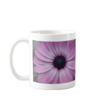 Purple Gerbera Daisy Waterdrops Coffee Mug