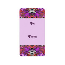 purple Gift tags