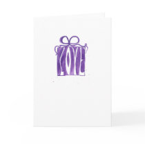 purple gift valentine cards