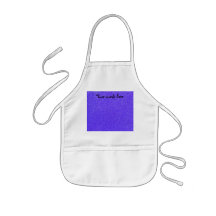 Purple glitter apron