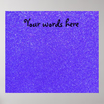 Purple glitter posters