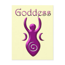 Purple Goddess Post Card