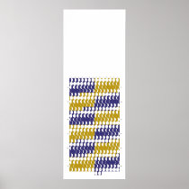 Purple & Gold Moon Phase Calendar for 2012 Print