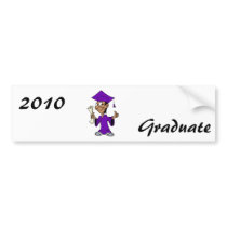 Purple Grad Bumper Sticker