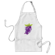 Purple Grape Design Aprons