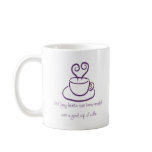 Purple Grape Mended Hearts Coffee Mug