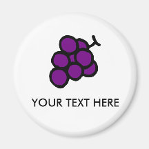 Purple grapes | magnet