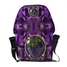 Purple Grapes Courier Bag