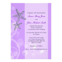 Purple gray wedding engagement anniversary personalized announcements