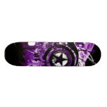 Purple grunge star skate decks
