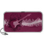 Purple Guitar Ipod Speakers