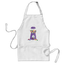 Purple Gumball Machine Aprons