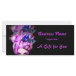 Purple Hair Butterfly Lady Gift Certificate D2