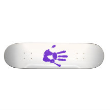 Purple Hand LGBT Gay Rights Symbol Skate Board Decks