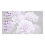 Purple Haze Chrysanthemums Business Card Template